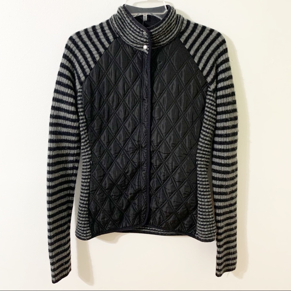 DAKINI Long Sleeve Thumb Hole Zip Sweater Jacket